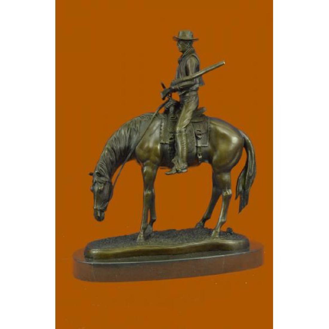 Rodeo Rider Western Cowboy Bronze Sculpture (1 of 5)