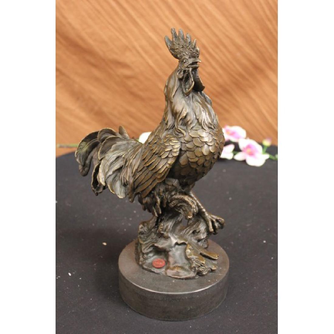 Rooster-Chicken-Country Kitchen Bronze Sculpture on (1 of 5)