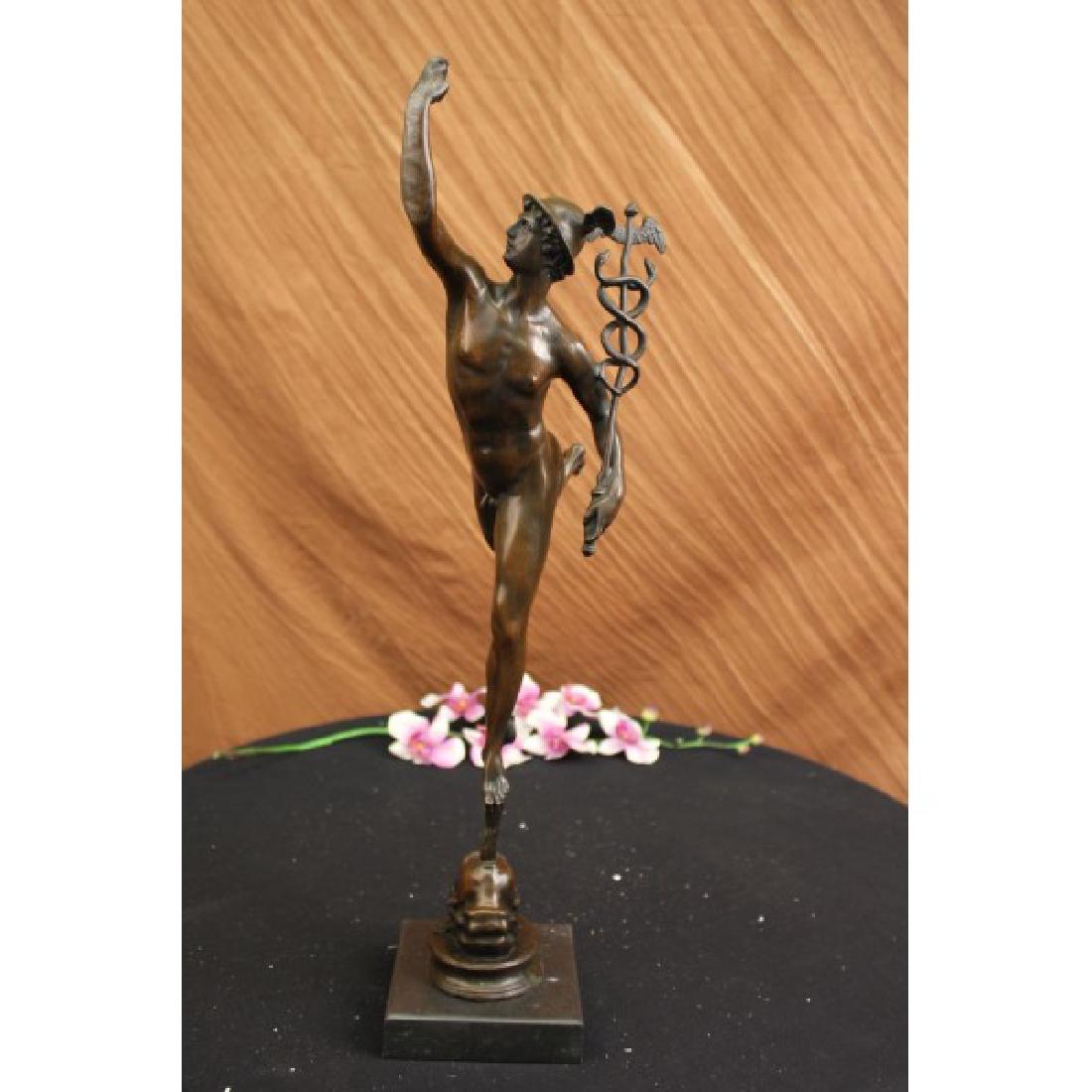 RARE Bronze MERCURY Figure ANCIENT ROMAN Museum QUALITY (1 of 6)