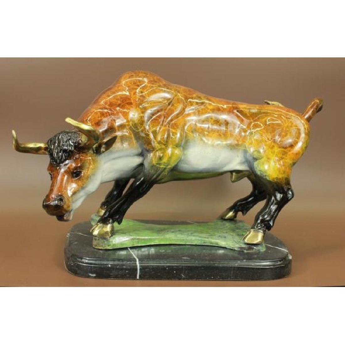 Hot Cast LTD Edition Stock Market Bull Bronze Sculpture (1 of 6)