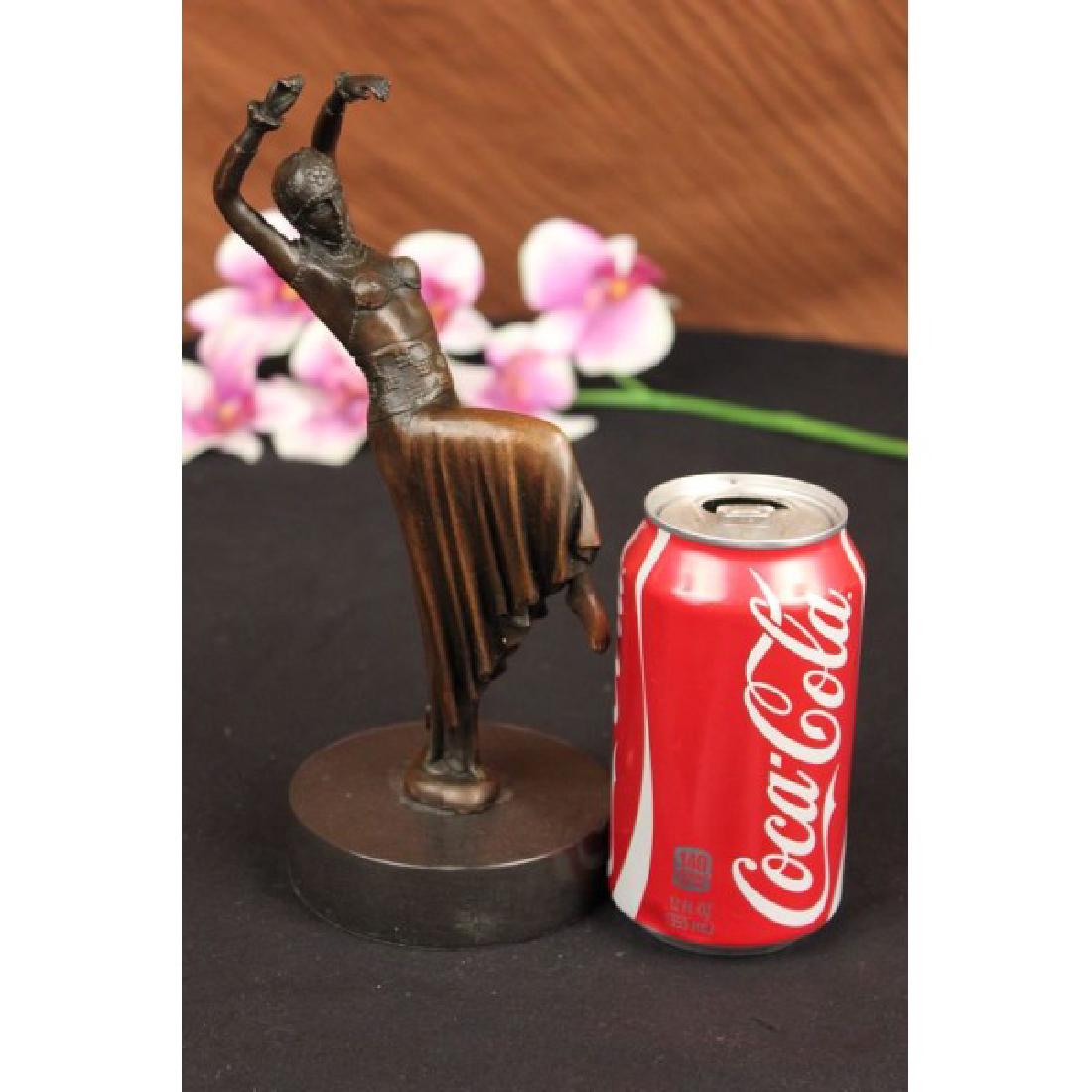 BRONZE ART DECO SIGNED DH CHIPARUS CLASSICAL LADY (1 of 6)