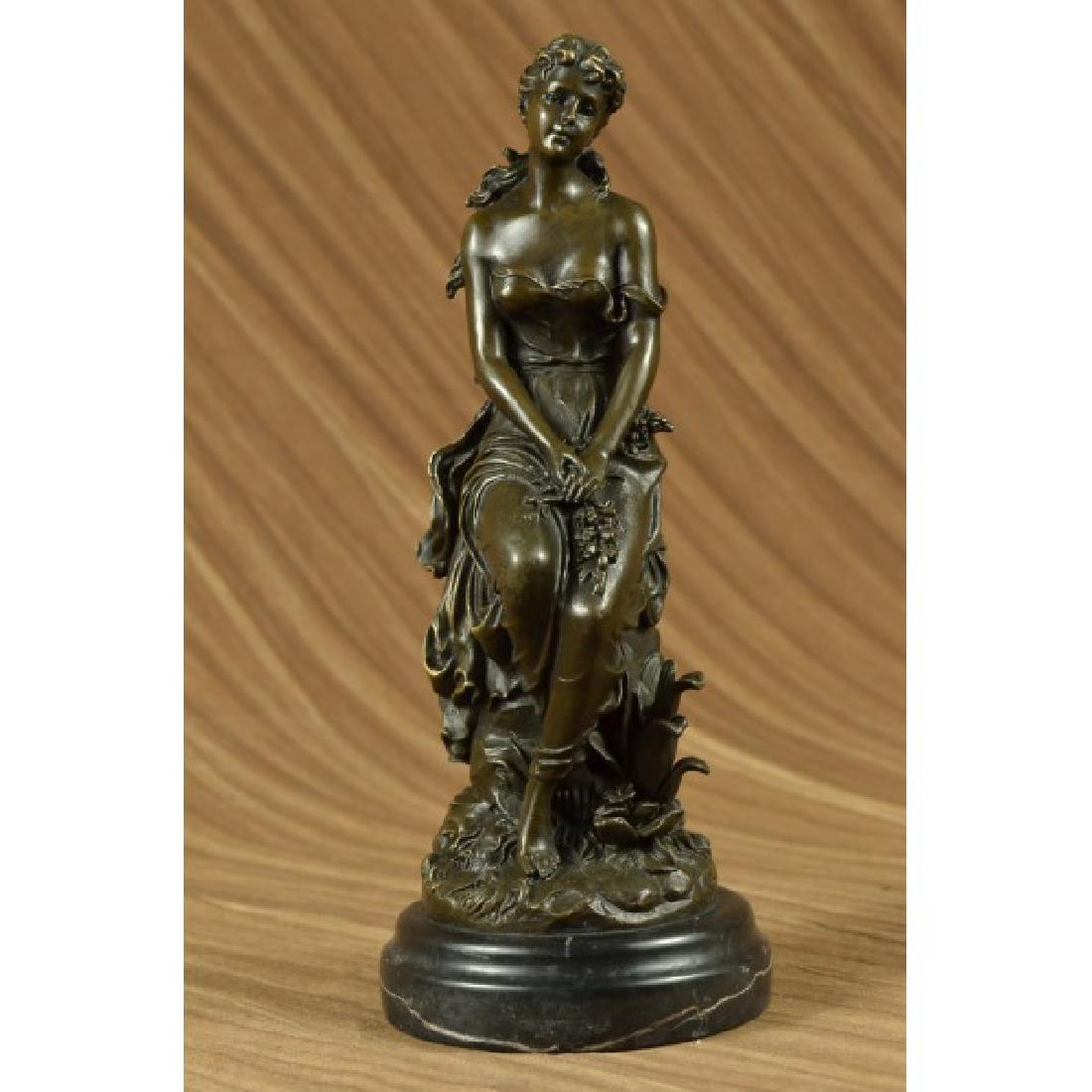 Hyppolyte Moreau Sexy Maiden Captive Bronze Sculpture (1 of 6)