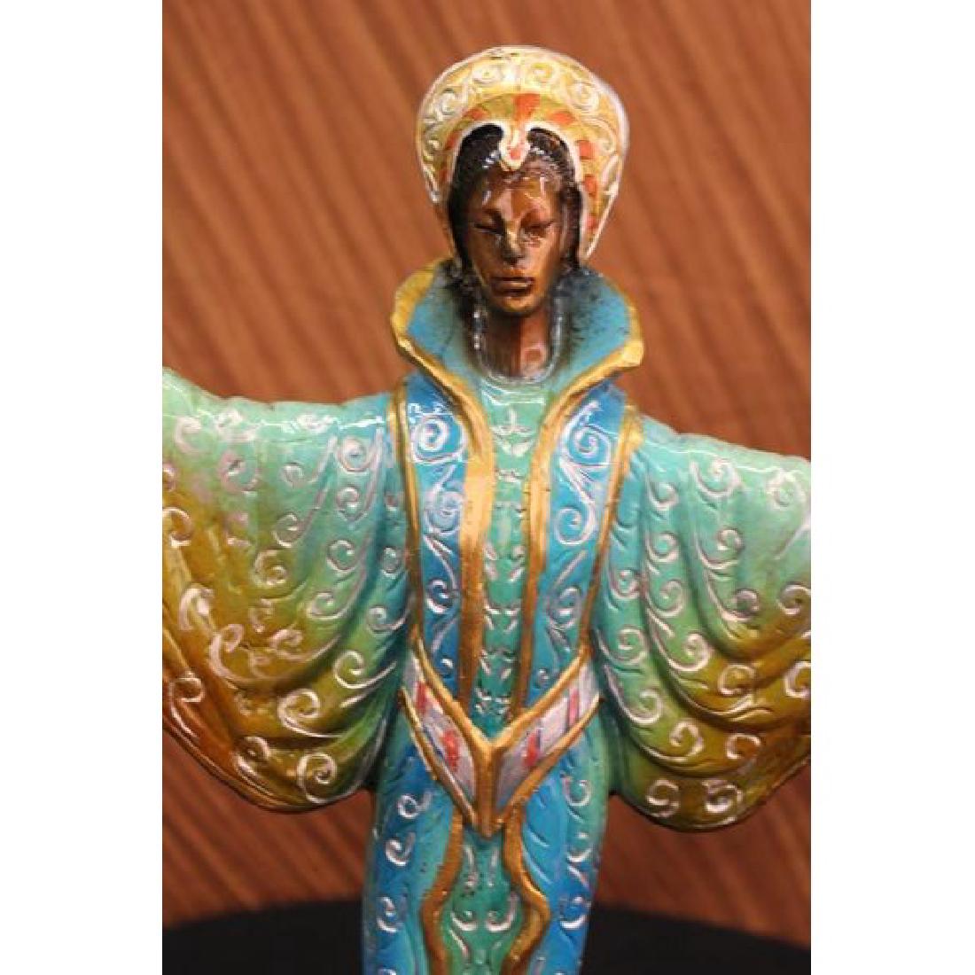 Ancient Byzantine statue Multi Color Patina Hot Cast (1 of 6)