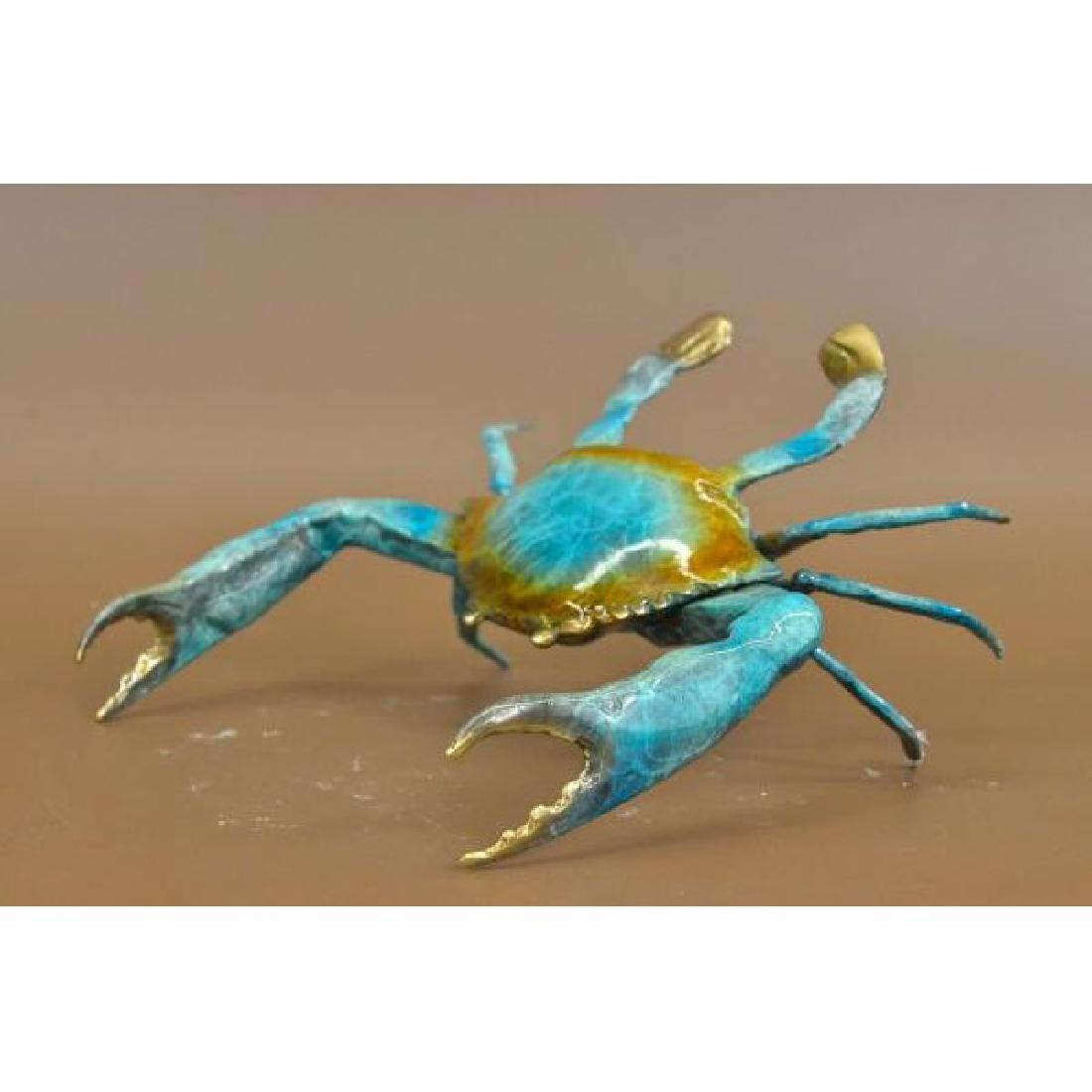 Rare Beautiful Vintage Austria Green Painted Vienna (1 of 6)