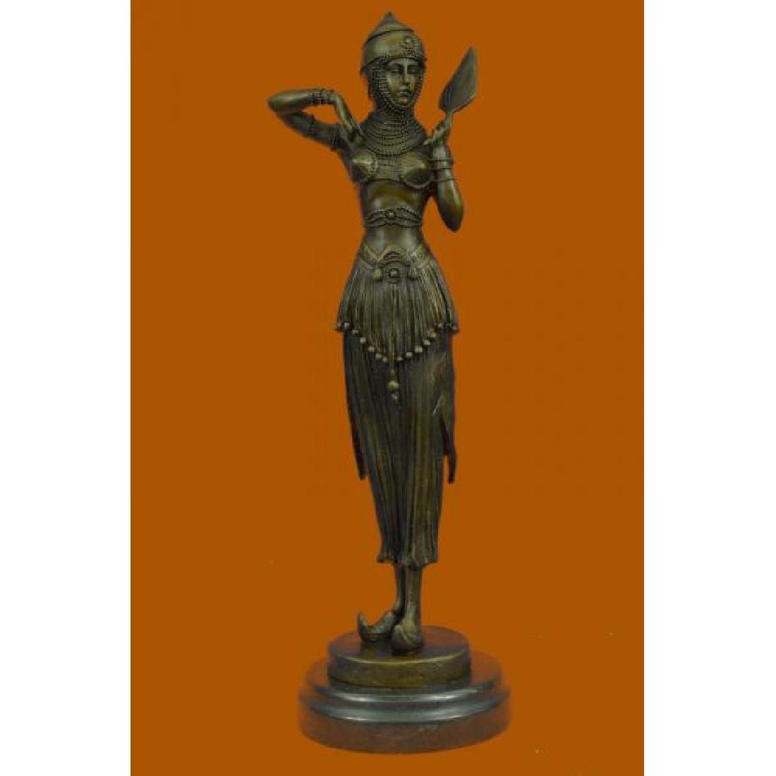 Signed Chiparus Detail Persian Princess Bronze (1 of 6)