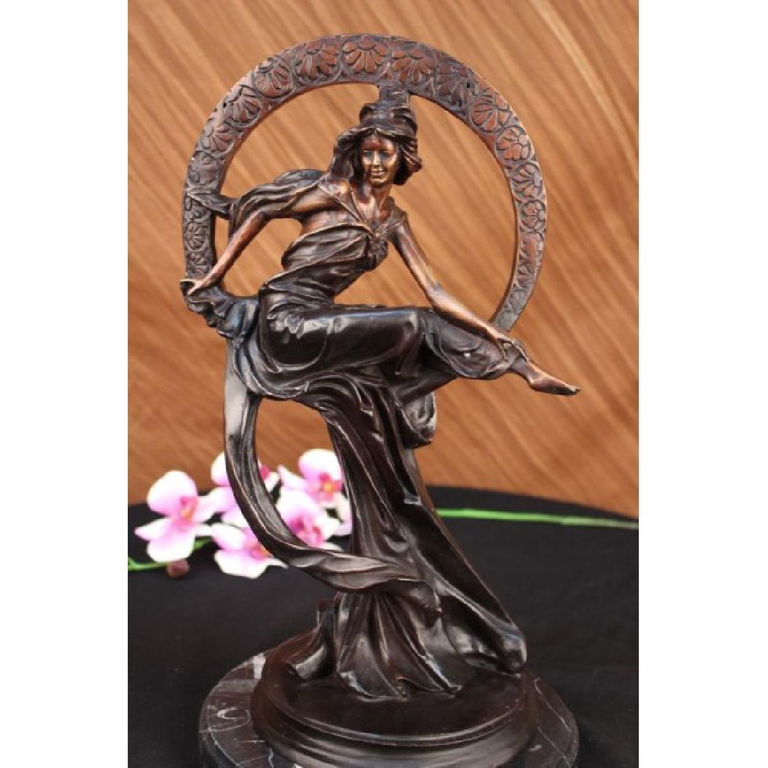 LIMITED EDITION DREAM GODDESS WITH BLISS RING BRONZE: This item selling in Upscale Art Galleries and Museum galleries for up to $2800.00 - $3,700.00 when it can be found. This is a sophisticated Piece, perfect for any art lovers home, office, or place of