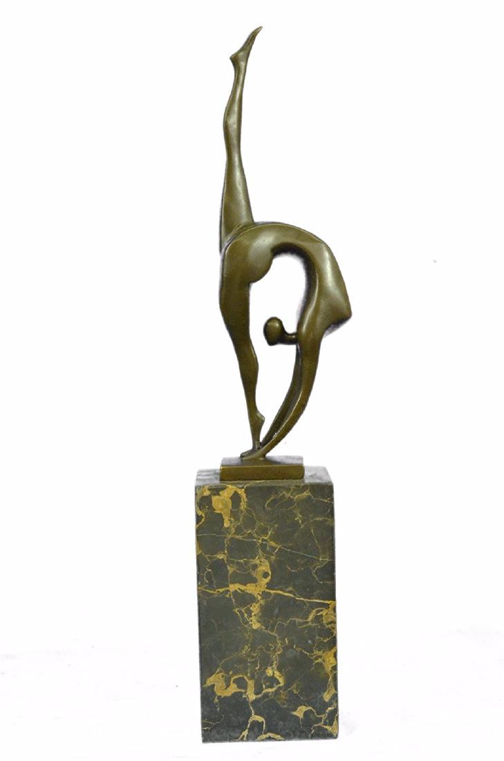 Modern Mid Century Abstract Bronze Ballerina Figure (1 of 9)