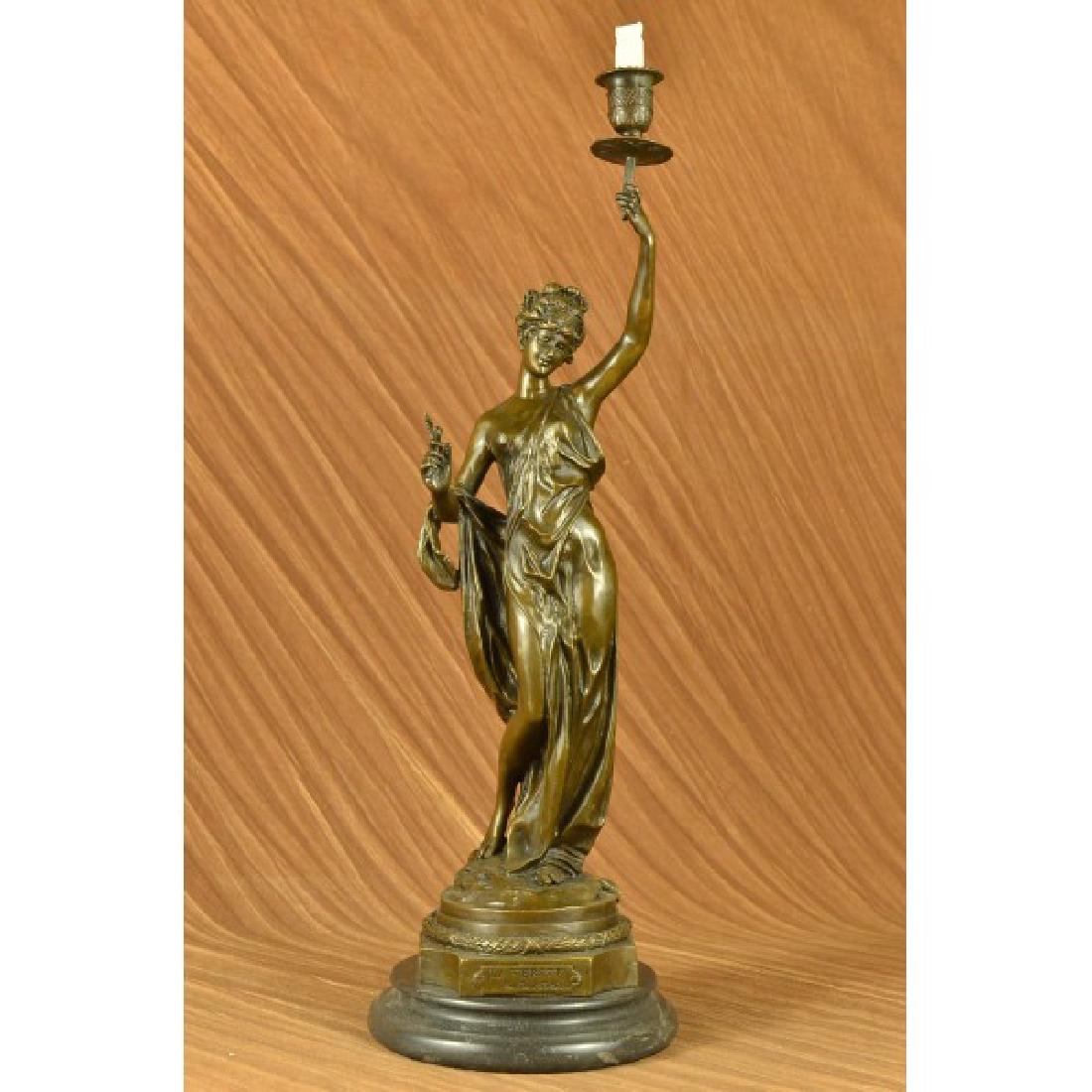 Large La Verite (Truth) Roman Goddess of Liberty Bronze (1 of 6)