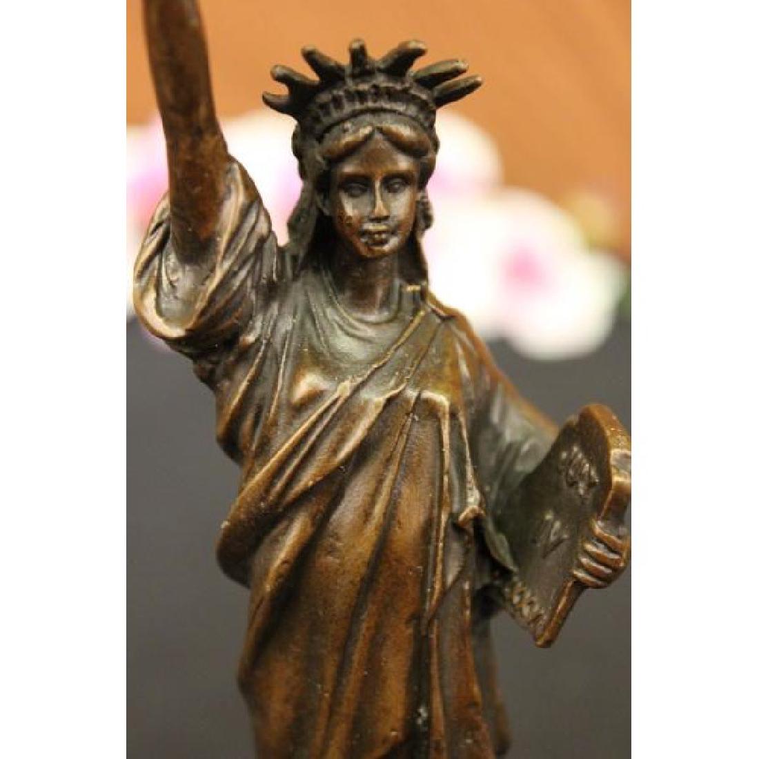Vienna Bronze Statue of Liberty New York Landmark (1 of 6)