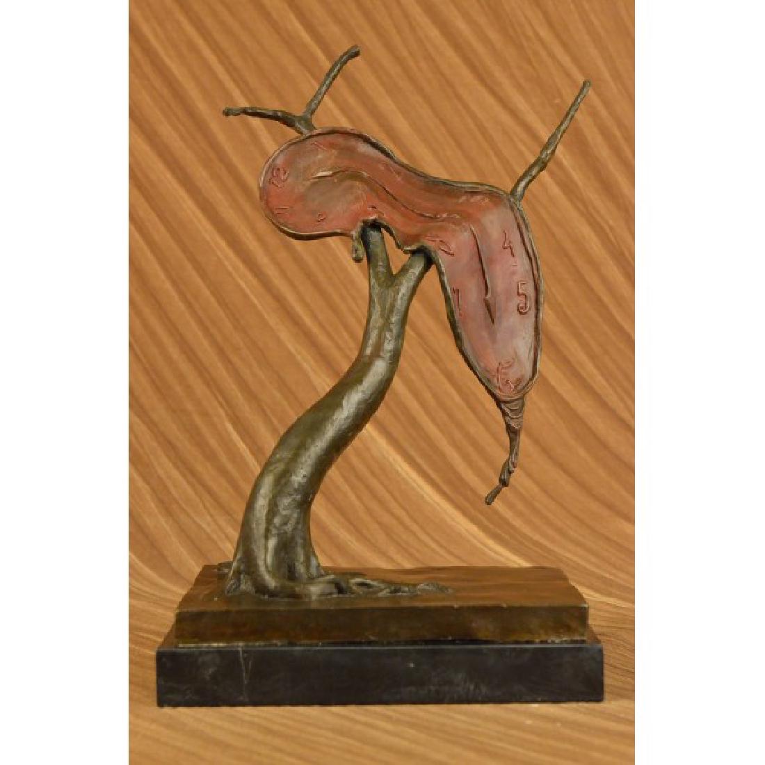 PERSISTENCE OF MEMORY BY BRONZE MODERN ART SCULPTURE (1 of 6)