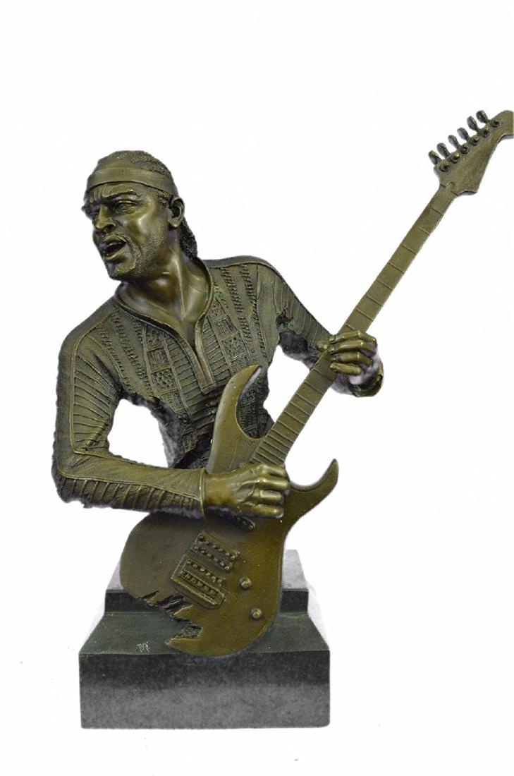 Jimmy Hendrix playing his Guitar Bronze Sculpture (1 of 9)
