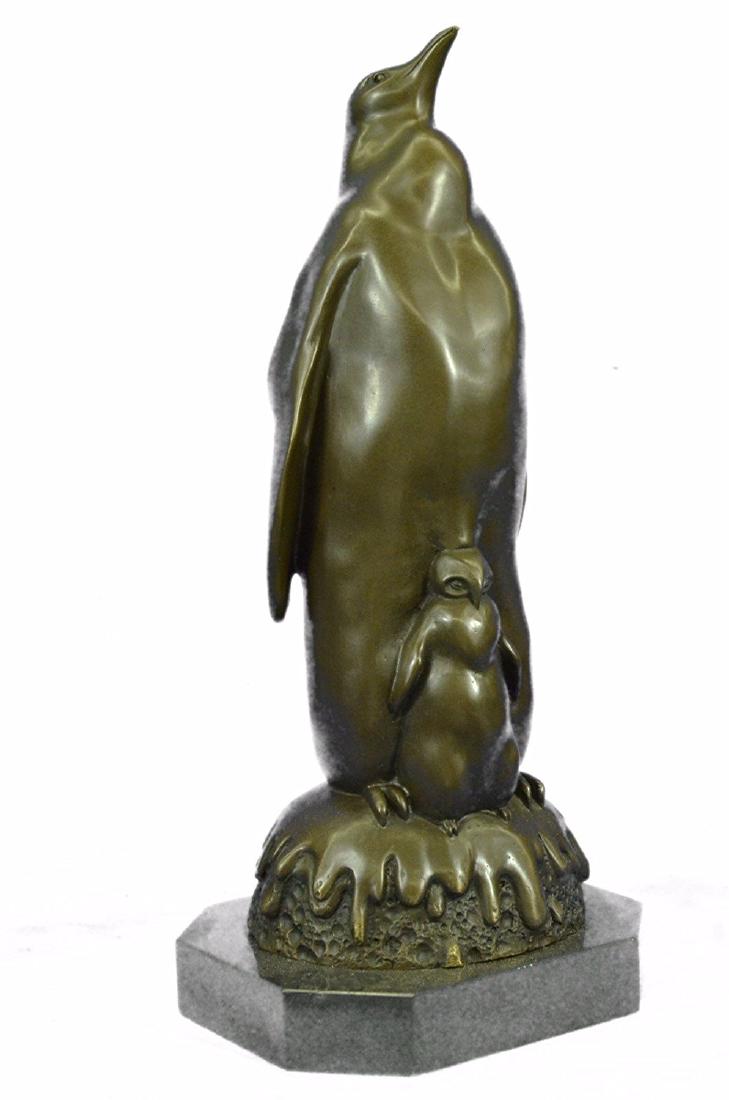 Penguin Chick Bronze Sculpture (1 of 9)