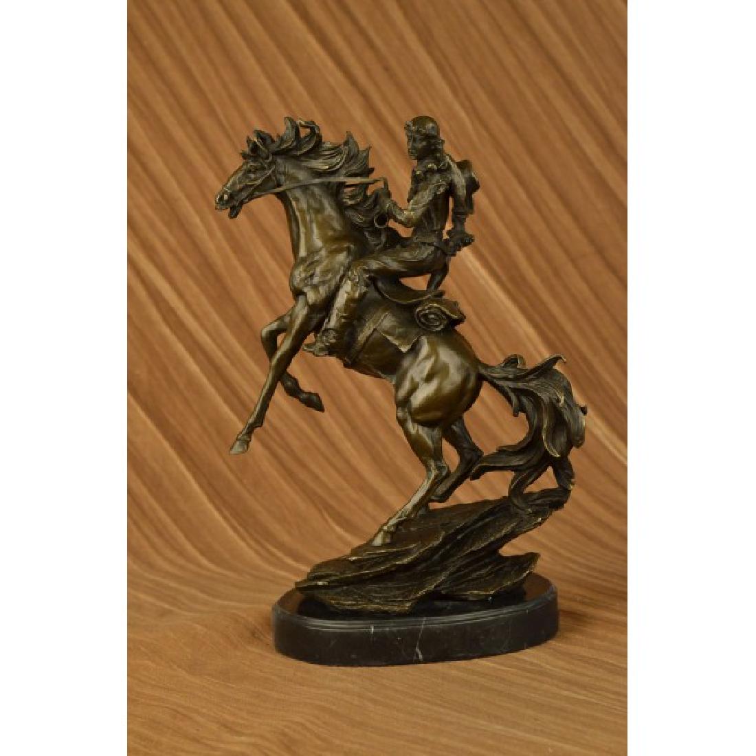 Bronco Buster Western Cowboy Horse Rodeo Rider Bronze (1 of 5)