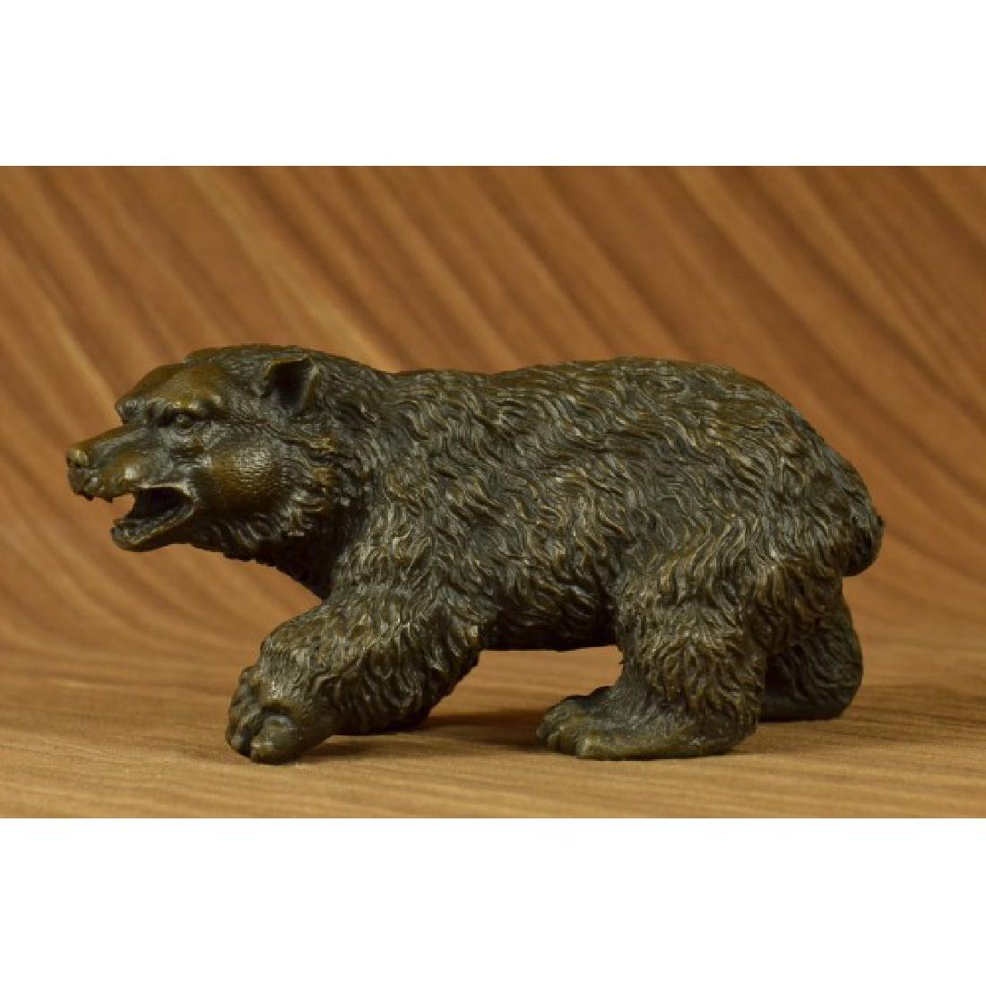 Ferocious Bear Bronze Sculpture (1 of 6)