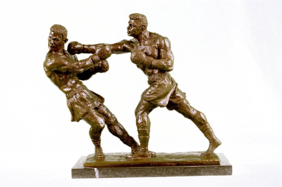 Muhammad Ali and Sonny Boxer Bronze Sculpture (1 of 9)
