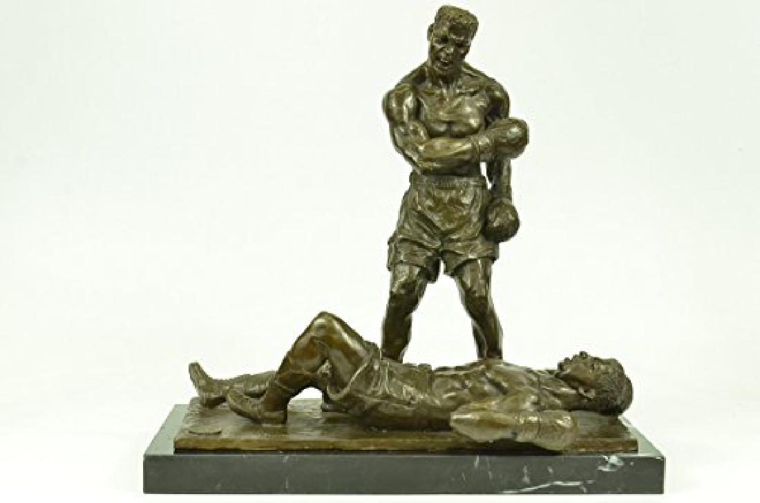 Muhammad Ali and Sonny Boxing Bronze Sculpture (1 of 7)