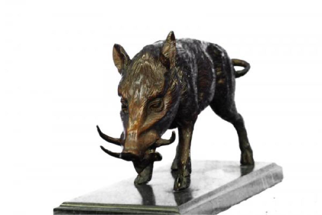 Wild Pig Bronze Sculpture (1 of 7)