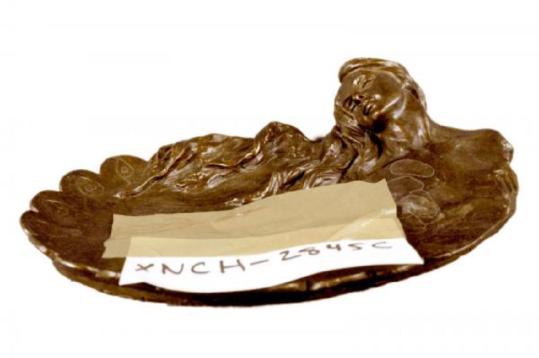 Jewelry Tray Mermaids Bronze Statue (1 of 8)