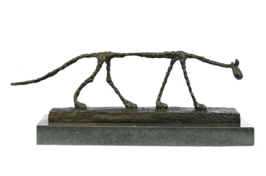 Gia Cocometti Cat Abstract Modern Art Bronze Sculpture (1 of 7)