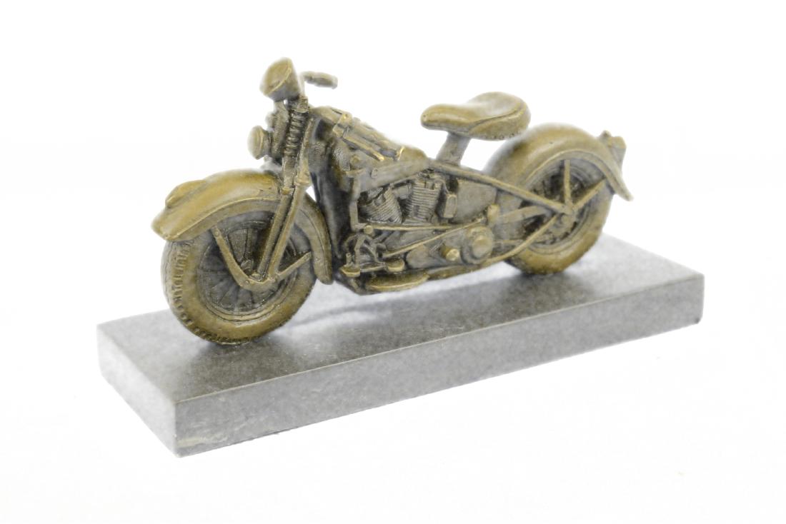 Harley Davidson Motorcycle Bronze Sculpture (1 of 10)