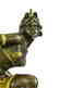 Gold Patina Bronze Sculpture on Marble Base Figurine - 2