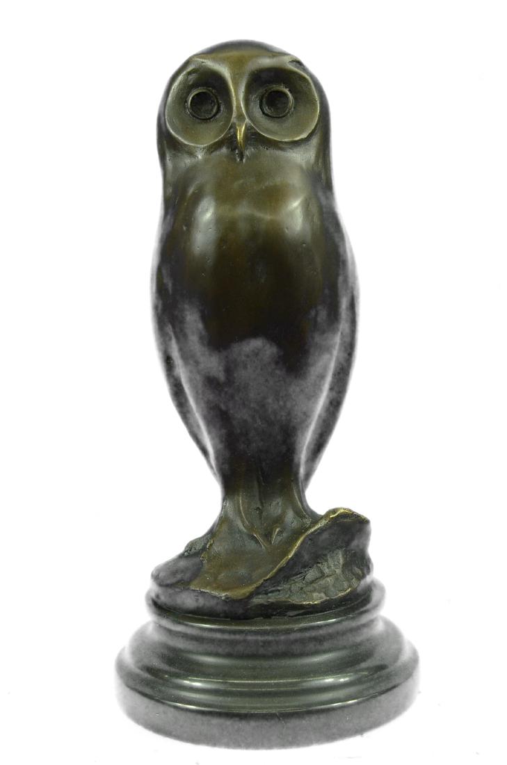 Owl Bronze Bird Sculpture (1 of 9)