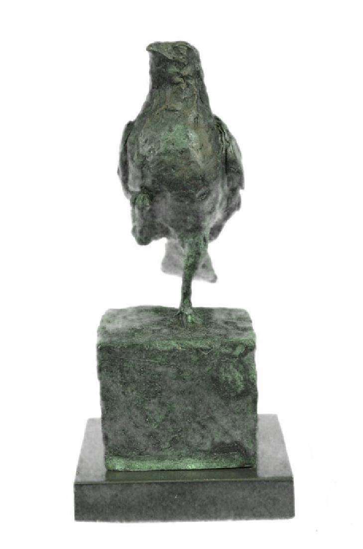 Green Patina Lost Wax Bird Bronze Sculpture (1 of 9)