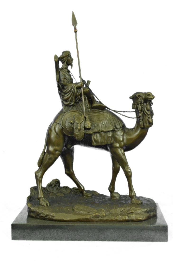 Leonard Camel Rider Pompeian Bronze Statue (1 of 8)