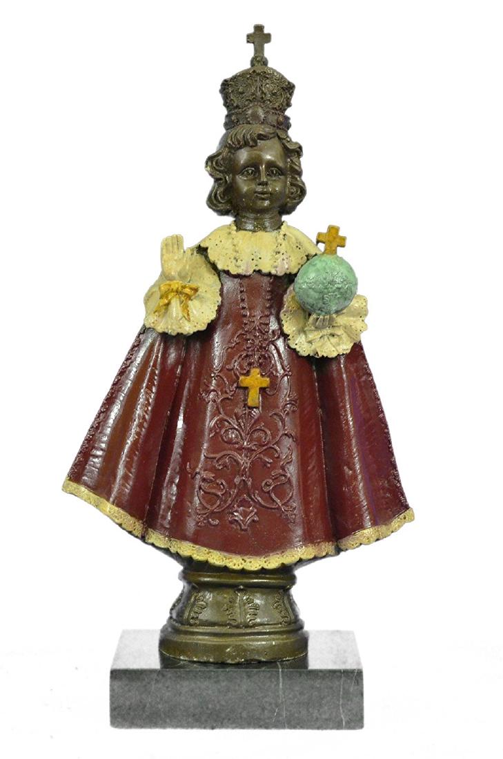 Infant of Prague Bronze Figurine (1 of 8)