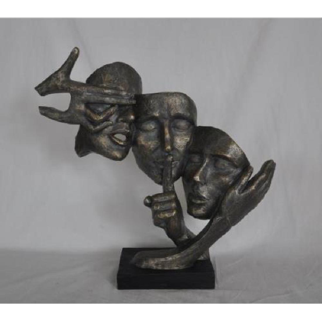 Three Wise Man Cold Cast Bronze Sculpture (1 of 4)