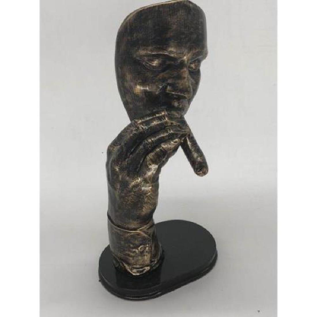 Smoking Cigar Cold Cast Bronze Statue (1 of 4)