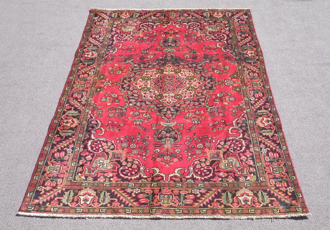 Fascinating Semi Antique Persian Tabriz 9.5x6.5 (1 of 7)