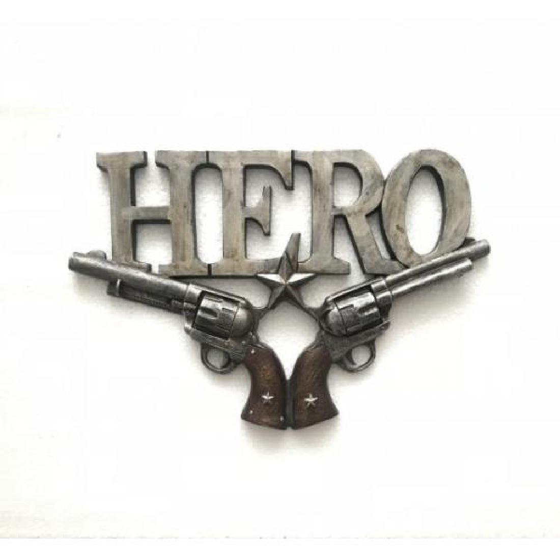 Hero Plaque Trophy Wall Mount Bronze Effect Sculpture (1 of 4)