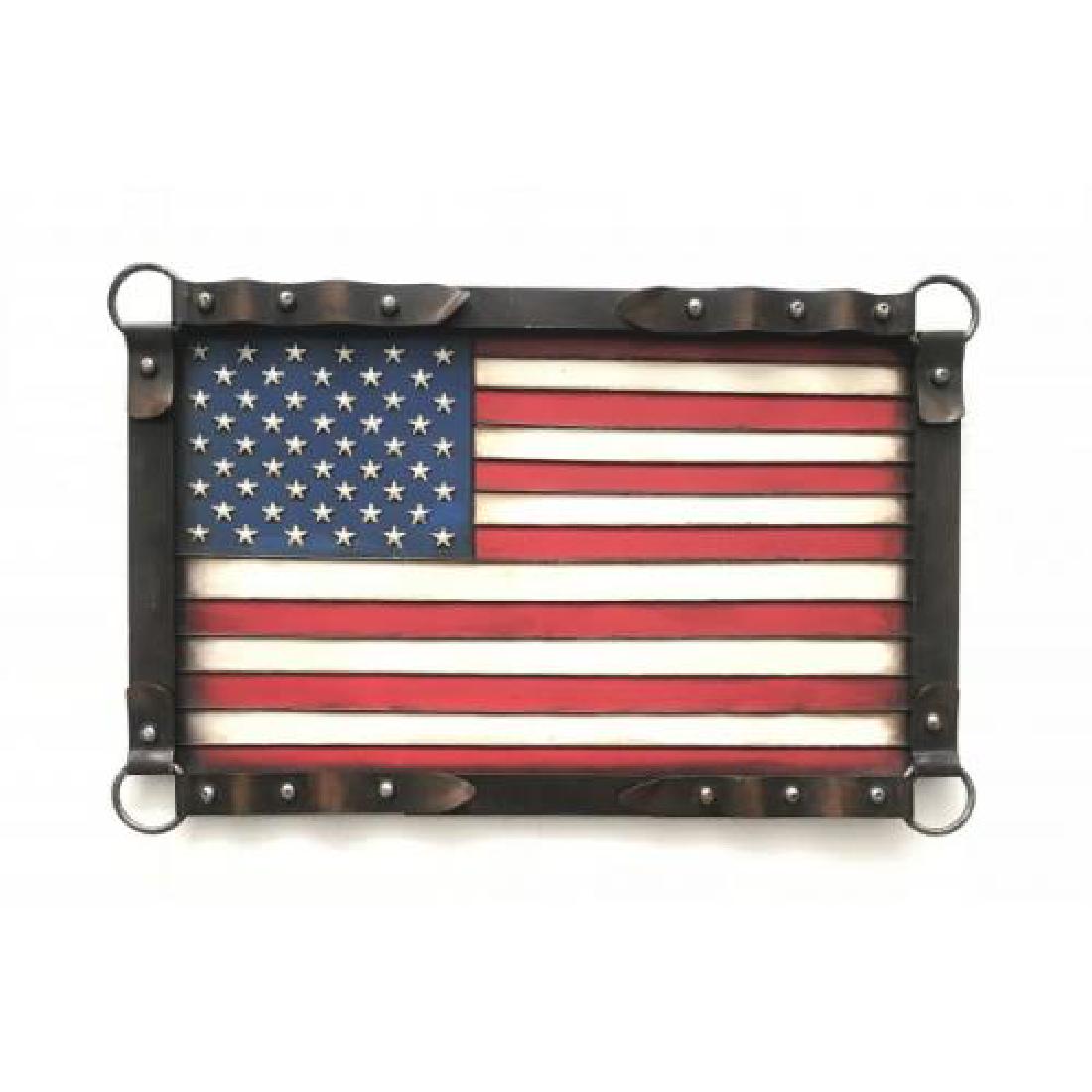 Effect American Flag Wall Mount Cold Cast Bronze (1 of 4)