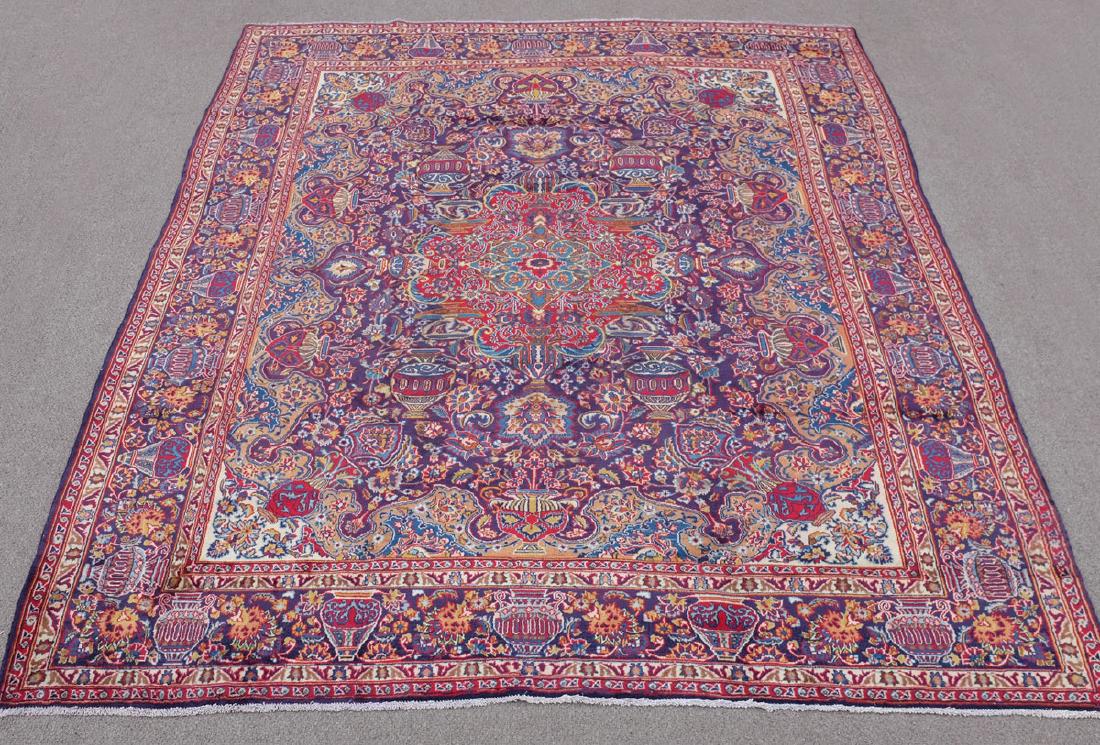 Rare Lovely Semi Antique Persian Mashhad 11.6x9.5 (1 of 6)