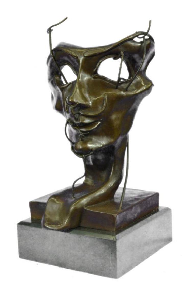 SALVADOR DALI CONTEMPORARY ART TRIBUTE BRONZE STATUE / (1 of 6)