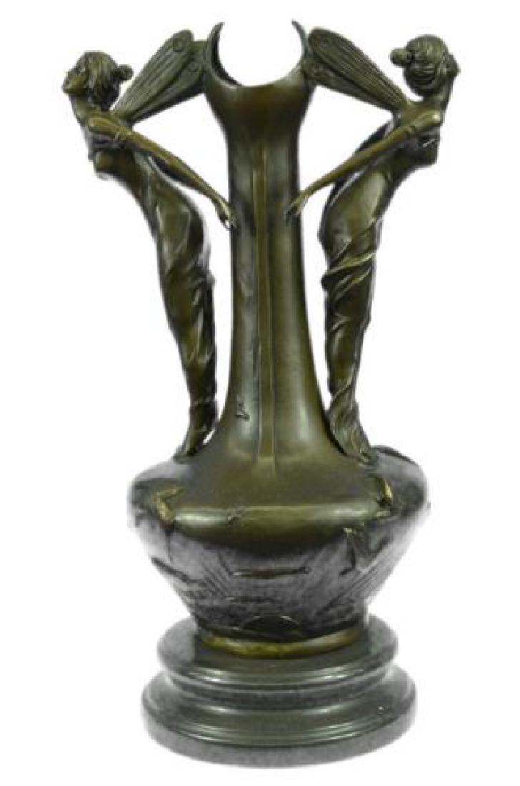 Bronze Exiguous Belle Vase Statue (1 of 9)