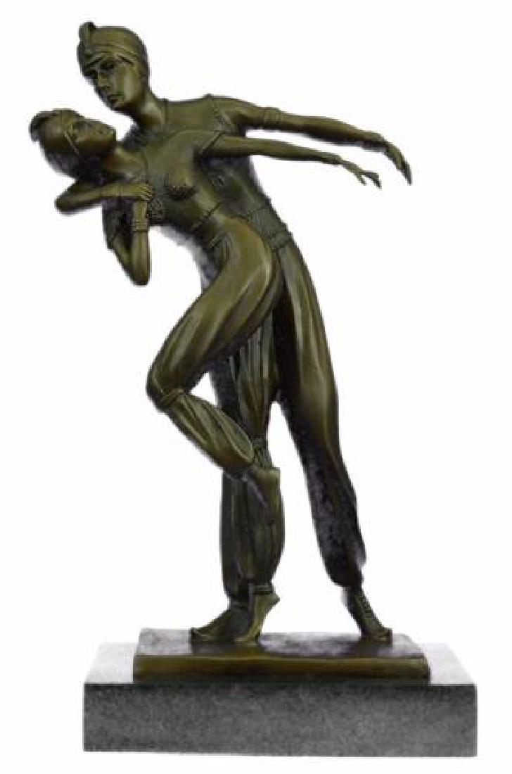 Chiparus Persian Dancers Bronze Sculpture Statue (1 of 9)