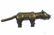 Black Cat Abstact Modern Art Sculpture Marble Base - 3