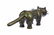 Black Cat Abstact Modern Art Sculpture Marble Base - 4