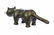 Black Cat Abstact Modern Art Sculpture Marble Base - 5