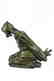 Art Deco Gothic Large Skeleton Skull Wine Holder - 3