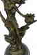 Art Nouveau Lady Candelabra Bronze Sculpture - 8