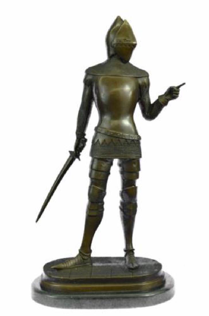 Knight Warrior Bronze Statue: Ladies, have you always dreamed of having a Knight in Shining Armor sweep you off of your feet? Gentlemen, do you long for adventure and wish that you were battling fire breathing dragons rather than