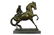Monkey Sit on Horse Bronze Statue