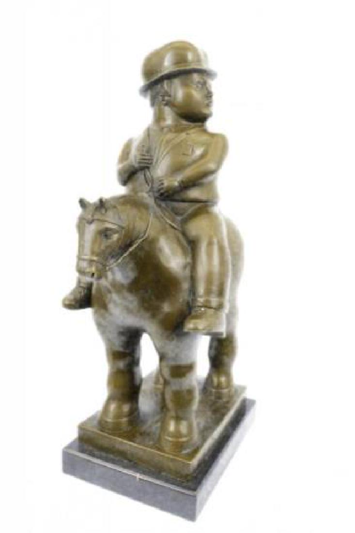 Man on Horse Modern Art Bronze Figurine (1 of 9)