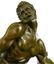 Puget Greek Wrestler Croton Bronze Statue - 2