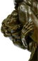 Puget Greek Wrestler Croton Bronze Statue - 3