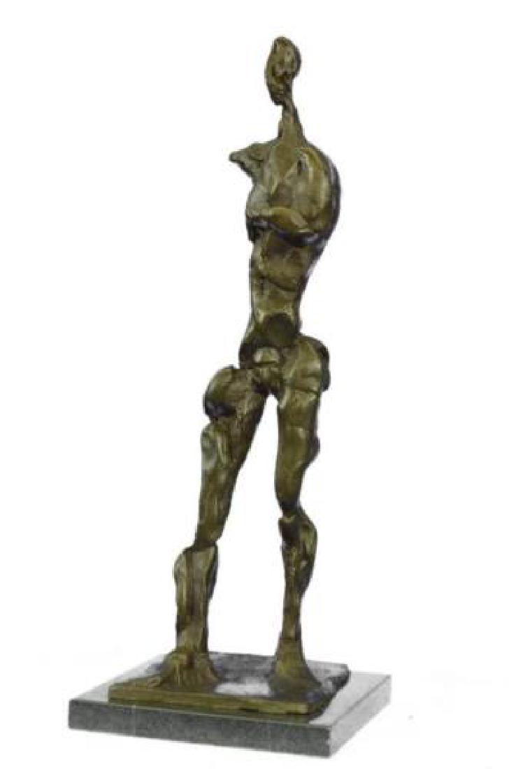 Stuck Big Man Walking Bronze Sculpture (1 of 8)