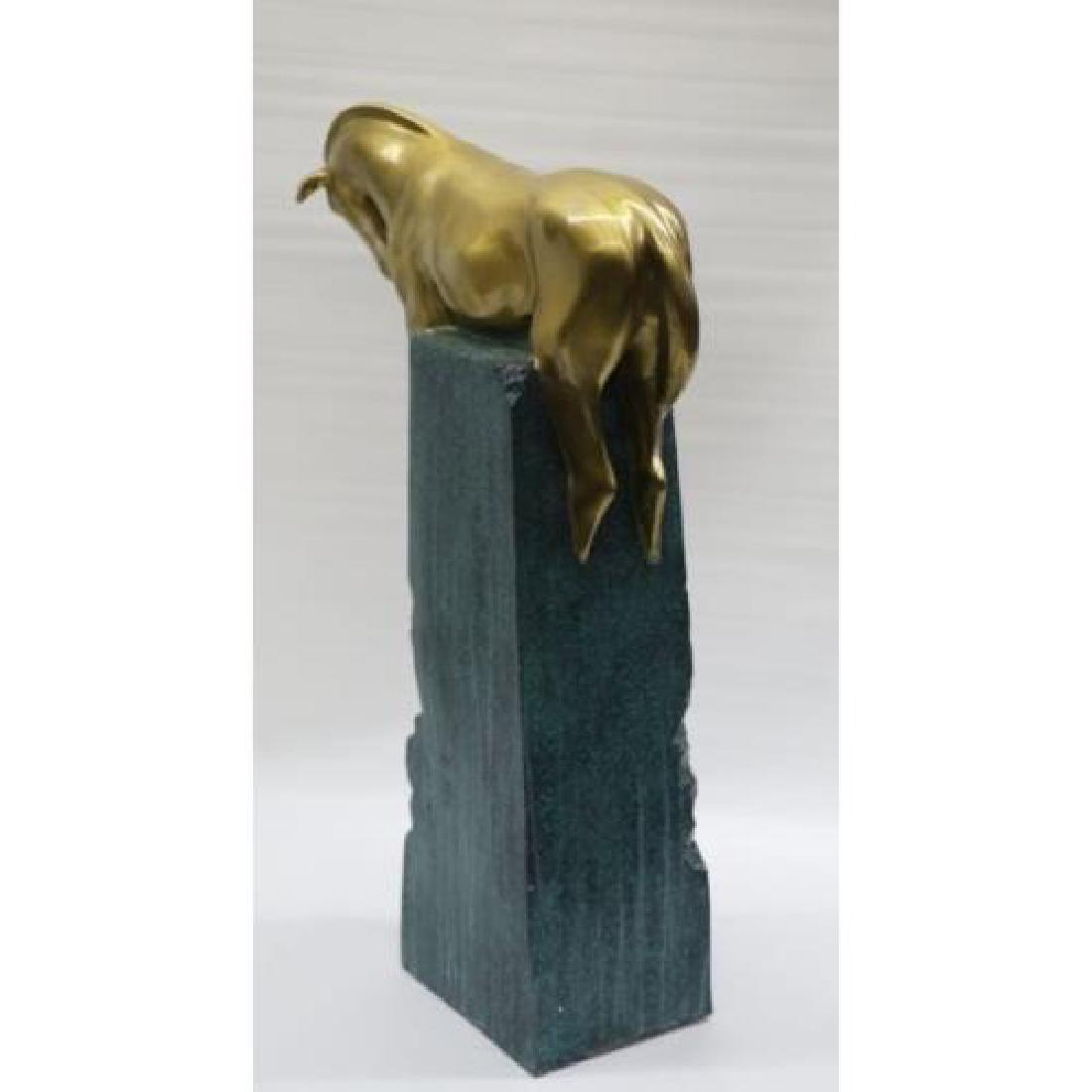 Abstract Modern Art work Sitting Stallion Bronze (1 of 7)